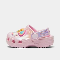 Crocs Toddlers' Classic Unicorn Iridescent Shimmer Clog / Pink Milk