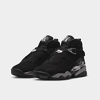 Jordan 8 Retro GS Noir / Blanc - Gris clair