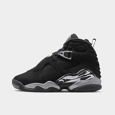 Jordan 8 Retro GS Noir / Blanc - Gris clair