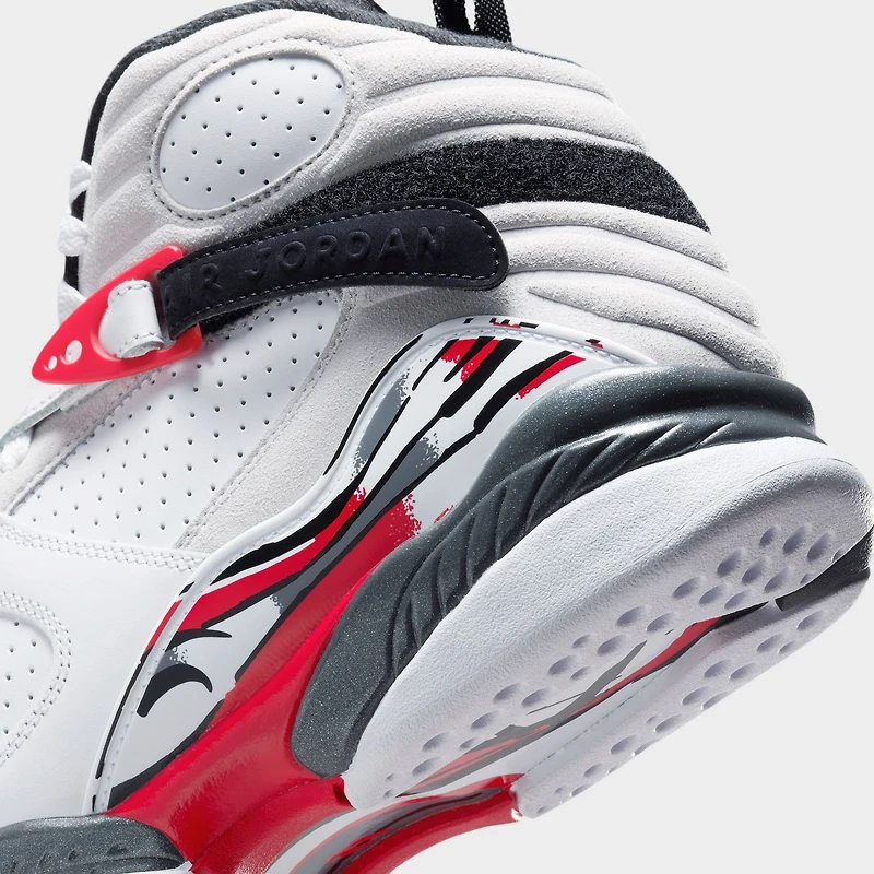 Air Jordan 8 Retro White / Red - Black