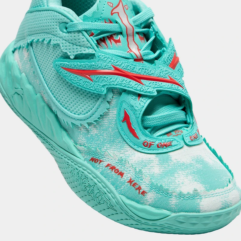 PUMA Junior MB.05 Melo World Aquatic / Rouge Intemporel