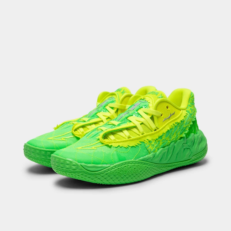 PUMA Juniors MB.05 Vert fluo - Jaune