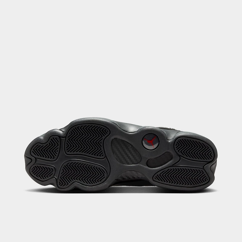 Jordan 6 Rings Black / Fire Red - Anthracite