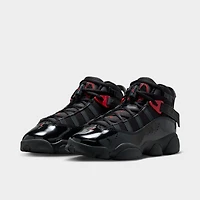 Jordan 6 Rings GS Black / Fire Red - Anthracite