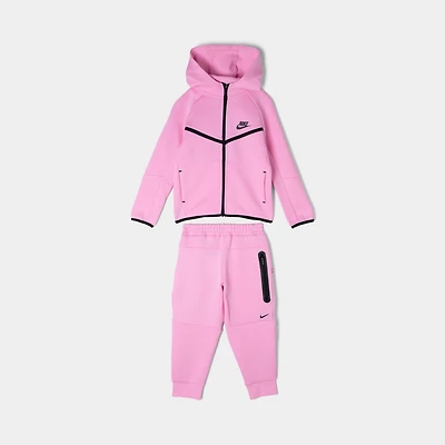 *Vérifier les détails* Nike Sportswear Enfant Ensemble chandail à capuche zippé Tech Polaire / Rose pâle