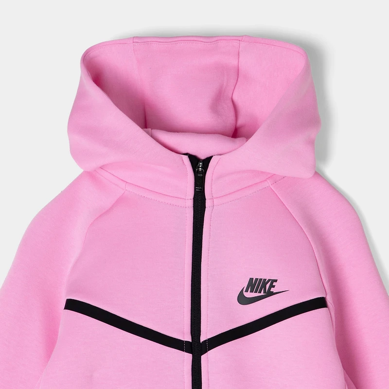 Nike Sportswear Children's Tech Fleece Full-Zip Hoodie Set / Pink Rose
