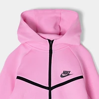 Nike Sportswear Children's Tech Fleece Full-Zip Hoodie Set / Pink Rose