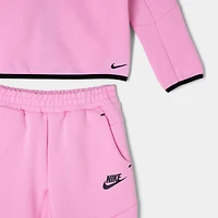 Nike Sportswear Children's Tech Fleece Full-Zip Hoodie Set / Pink Rose
