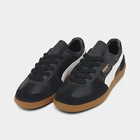 PUMA Women's Palermo Leather Black / Feather Gray - Gum