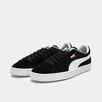 Puma Classique en suède Noir / Blanc