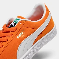 Puma Classique en suède Orange Rickie / Blanc