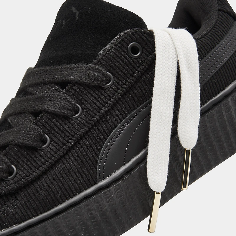 PUMA x FENTY Juniors' Creeper Phatty Corduroy Black / Gold