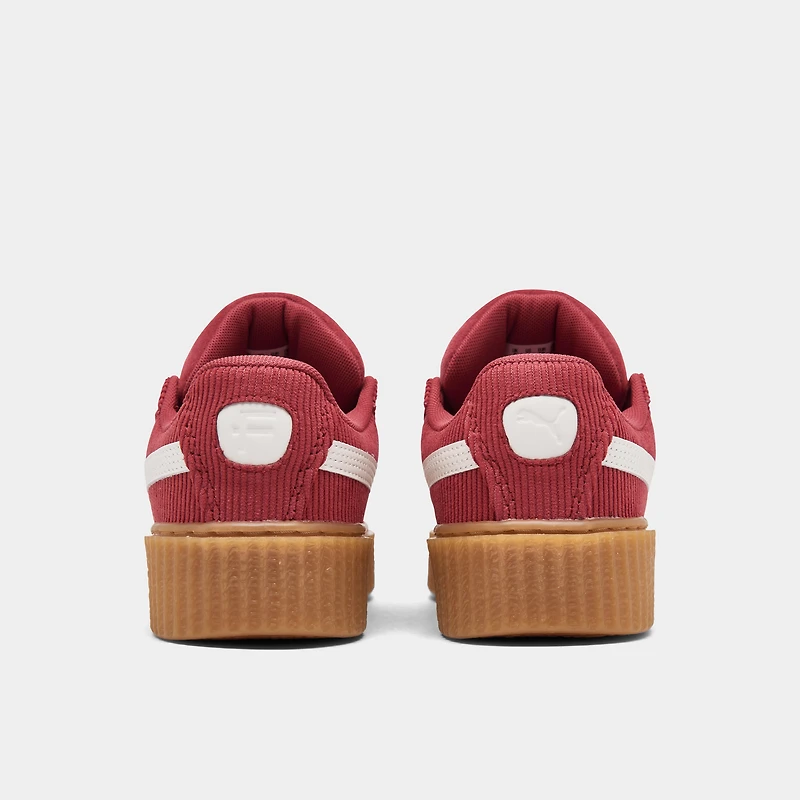 PUMA x FENTY Juniors' Creeper Phatty Corduroy Club Red / Warm White - Gum