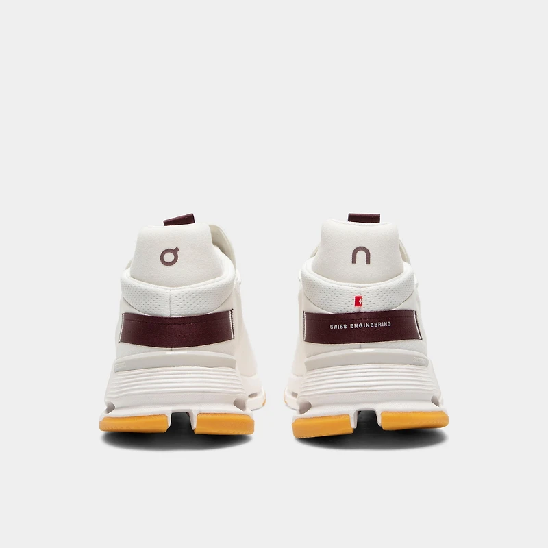 On Cloudnova 2 Ivory / Maroon