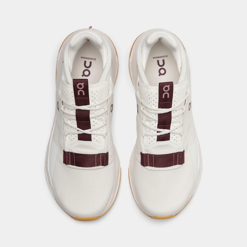 On Cloudnova 2 Ivory / Maroon