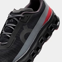 ON Running Cloud monstre / Void Noir - Rouge