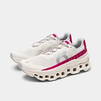 On Women's Cloudmonster Ivory / Grenadine