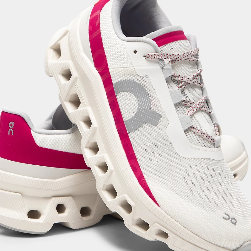 On Women's Cloudmonster Ivory / Grenadine