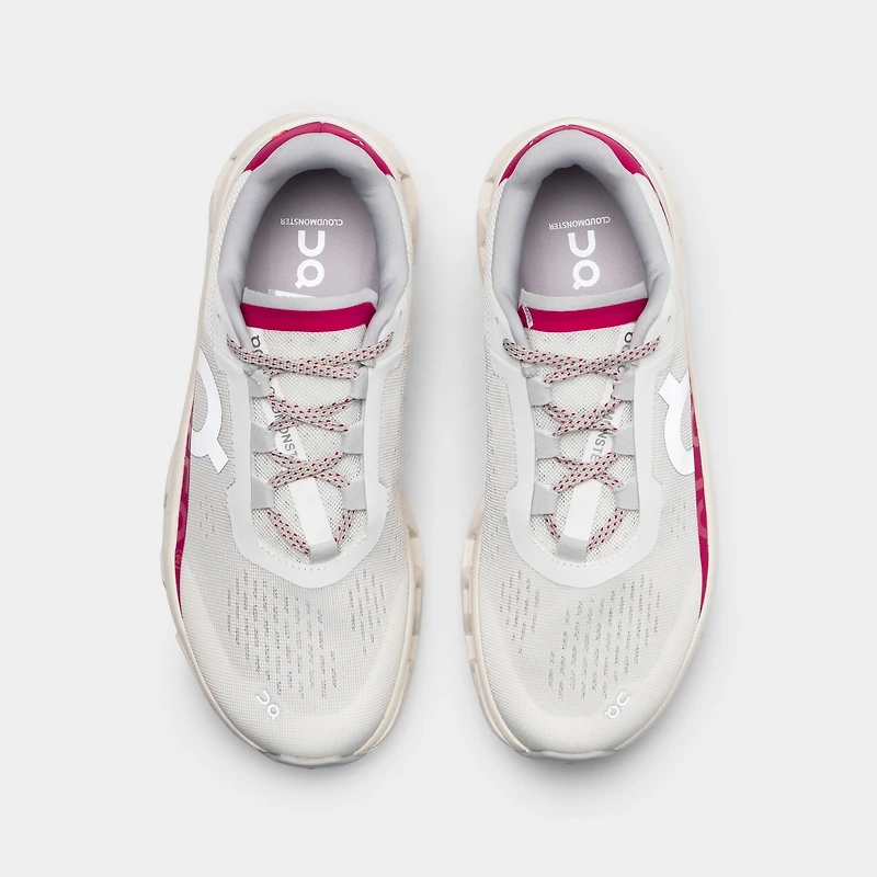 On Women's Cloudmonster Ivory / Grenadine