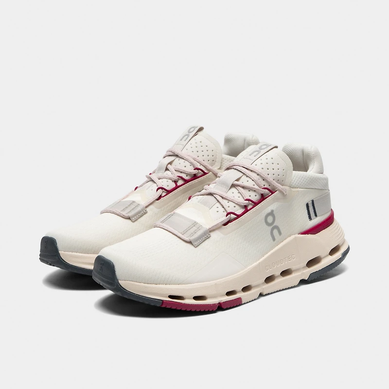 On Women's Cloudnova 2 Ivory / Grenadine