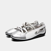 Puma Women's Speedcat Ballet Metallic Silver / White