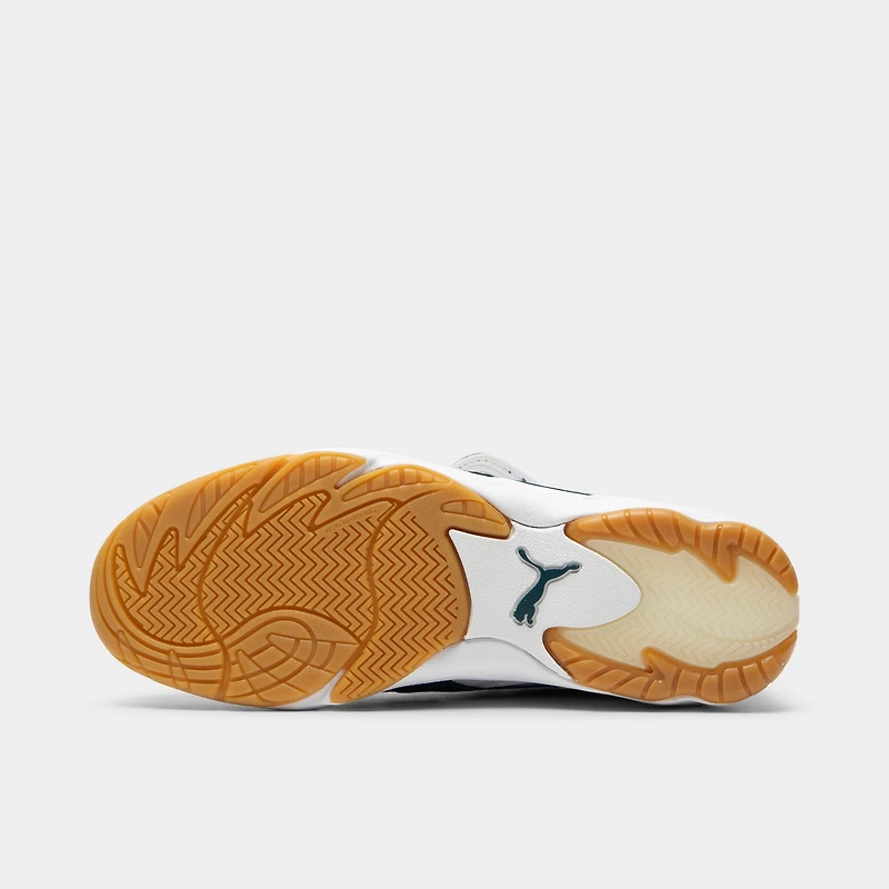 Puma King Indoor White / Green Gold