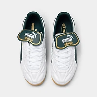 Puma King Indoor White / Green Gold