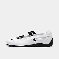 PUMA Women's Speedcat Ballet Leather White / Black