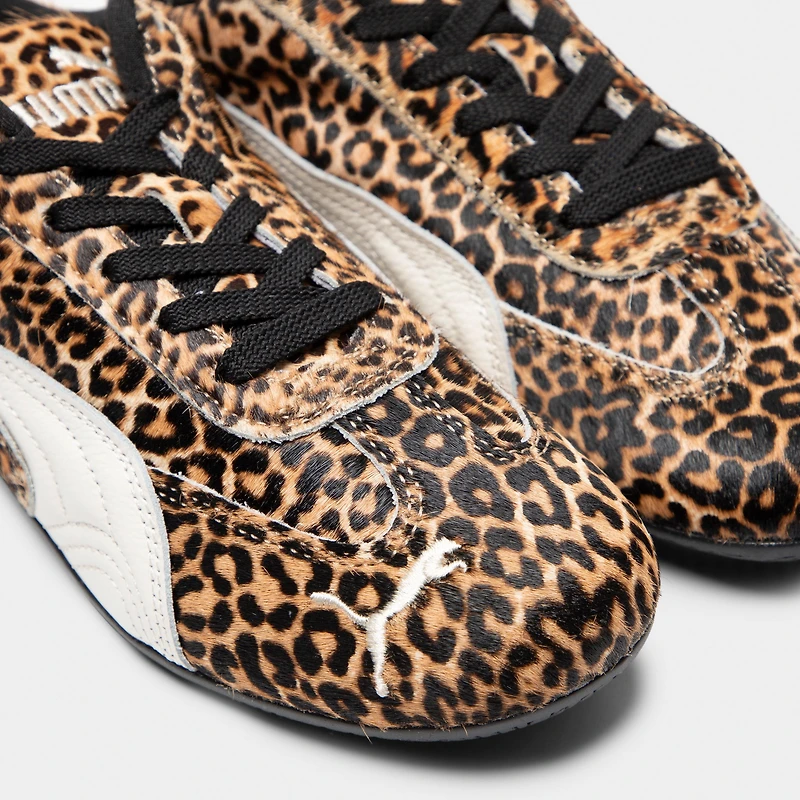 PUMA Femmes Speedcat Léopard / Noir - Blanc Chaud