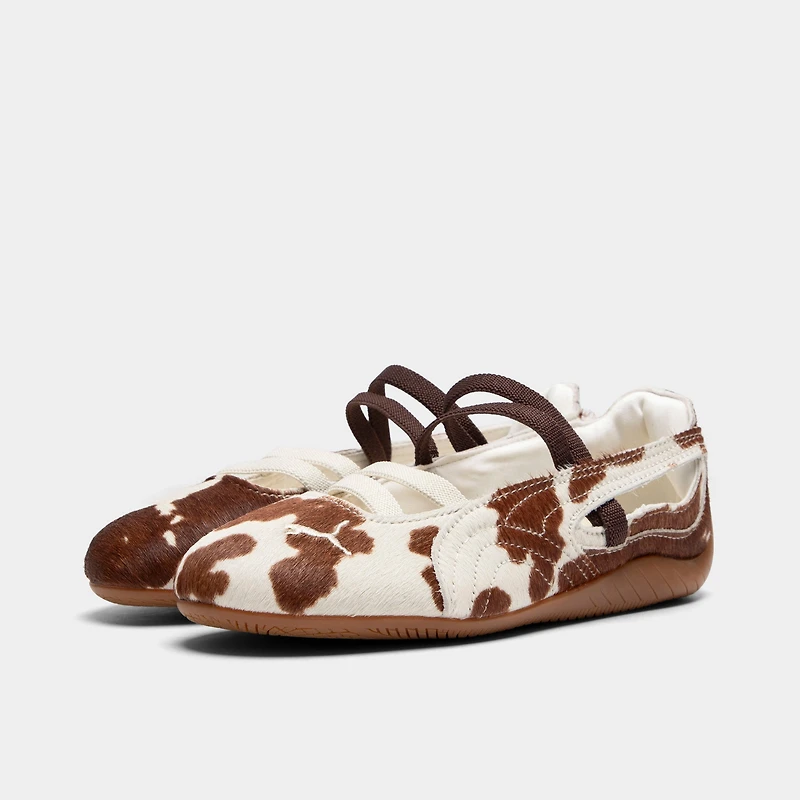 PUMA Women's Speedcat Ballet Cow Chocolate Brown / Gum