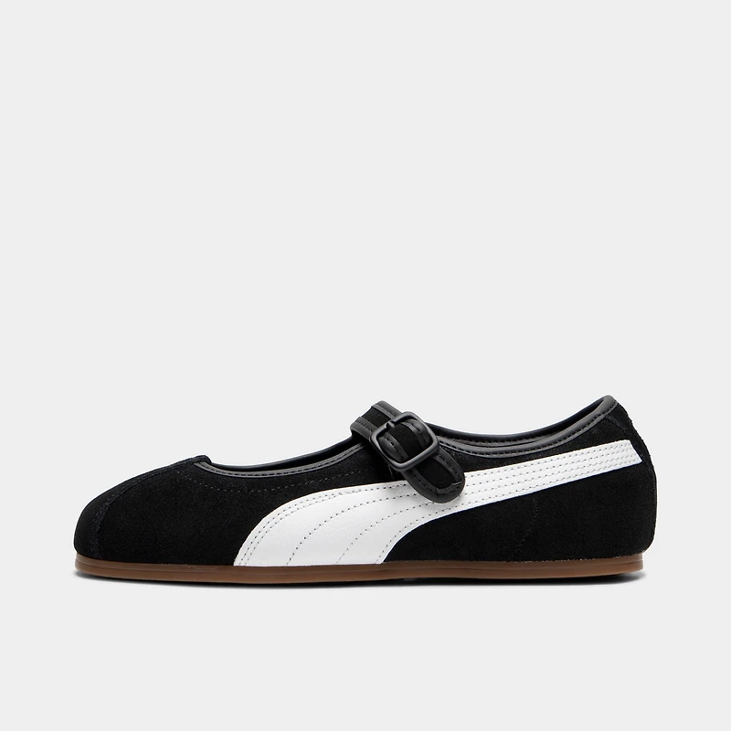 PUMA Femme Tacklette Noir / Blanc - Gomme