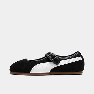 PUMA Femme Tacklette Noir / Blanc - Gomme