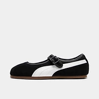 PUMA Femme Tacklette Noir / Blanc - Gomme