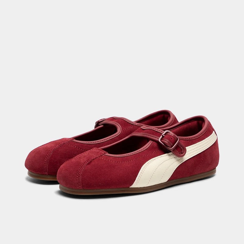 PUMA Women's Tacklette Garnet Glow / Alpine Snow - Gum