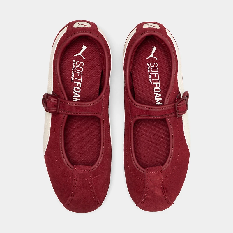 PUMA Women's Tacklette Garnet Glow / Alpine Snow - Gum