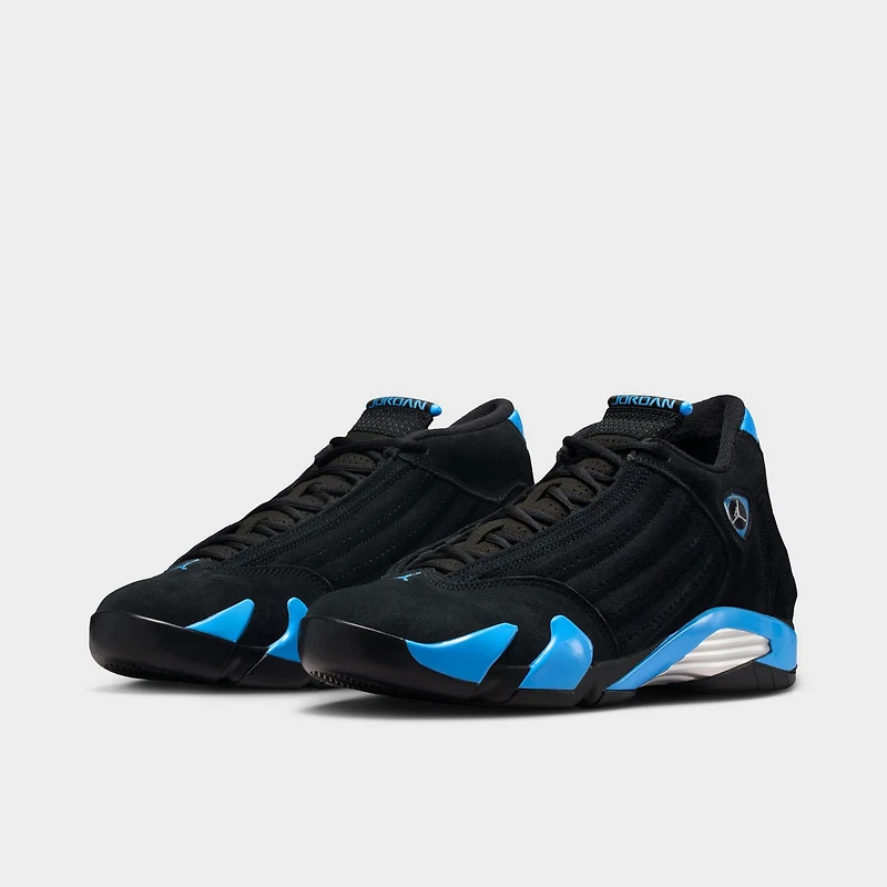 Jordan 14 Retro Black / White - University Blue