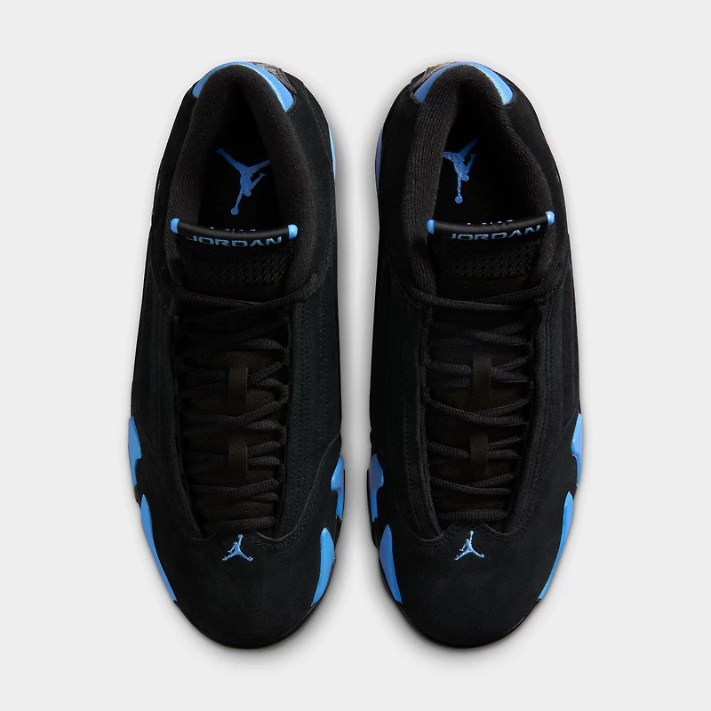 Jordan 14 Retro Black / White - University Blue