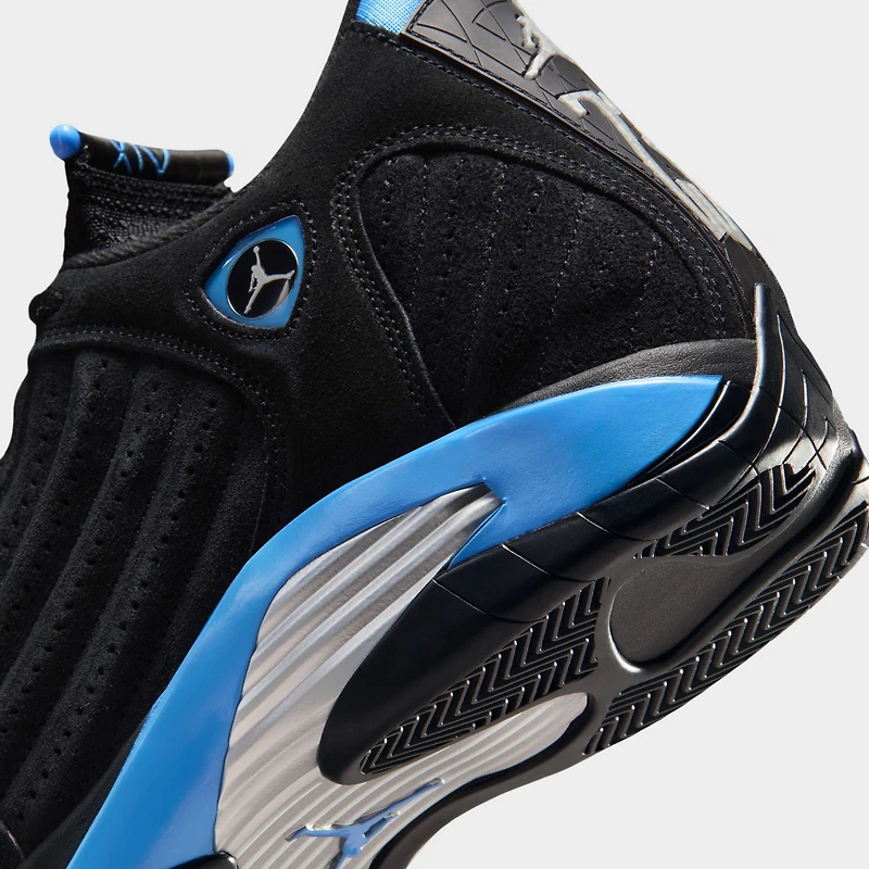 Jordan 14 Retro Black / White - University Blue
