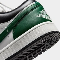 Jordan 1 Low Black / Summit White - Gorge Green