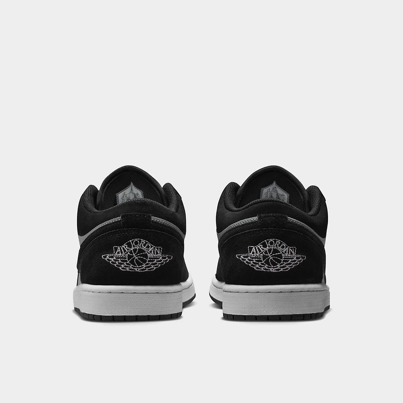 Jordan 1 Low Black / White - Light Smoke Grey