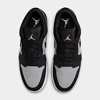 Jordan 1 Low Black / White - Light Smoke Grey