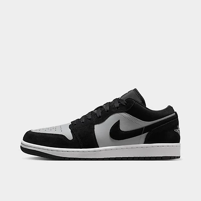 Jordan 1 Low Black / White - Light Smoke Grey