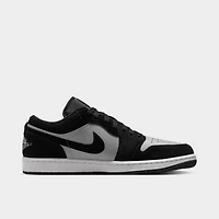 Jordan 1 Low Noir / Blanc - Gris fumée clair