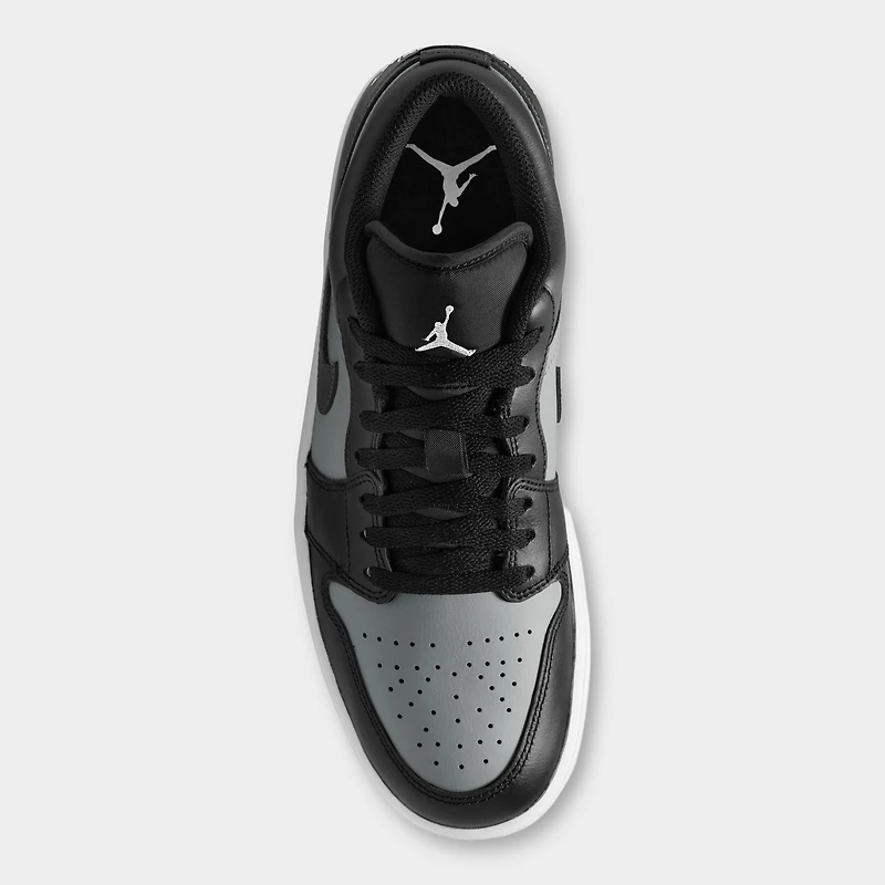 Jordan 1 Low Noir / Blanc - Gris fumée clair