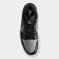 Jordan 1 Low Noir / Blanc - Gris fumée clair