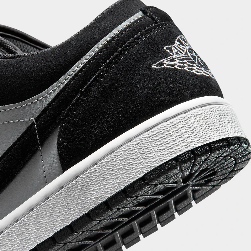 Jordan 1 Low Noir / Blanc - Gris fumée clair