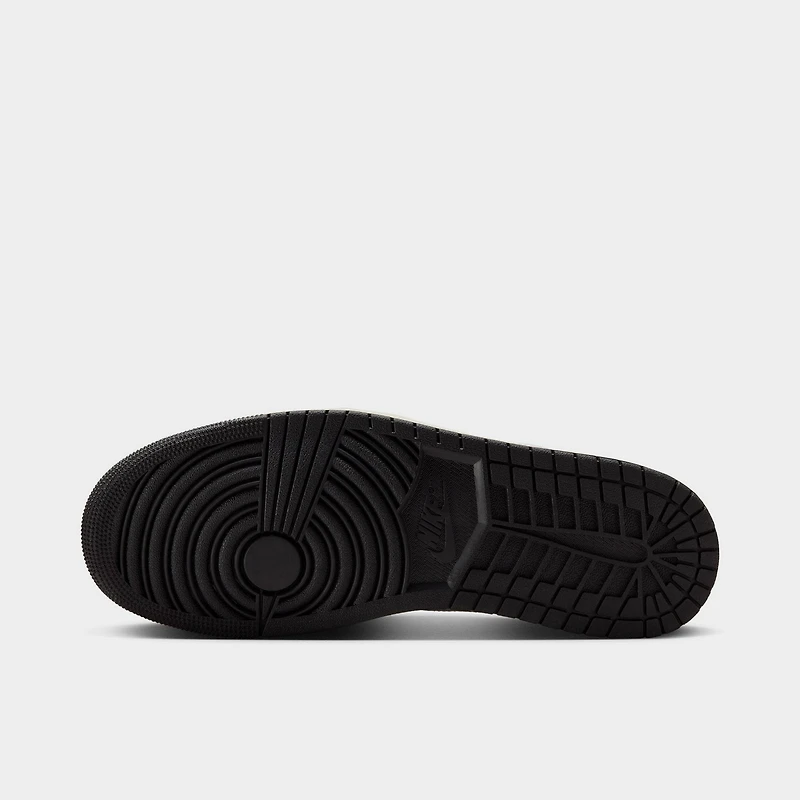 Jordan 1 Low Black / Starfish - White Sail