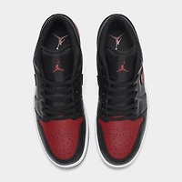 Jordan 1 Low Black / Varsity Red - Summit White