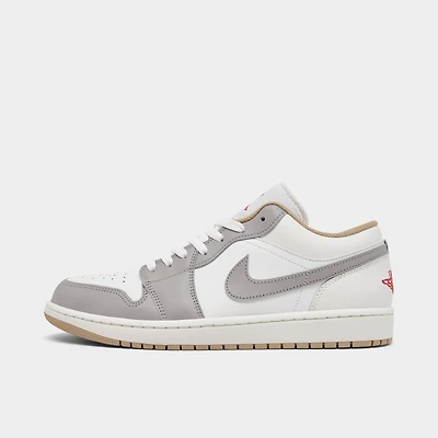 Jordan 1 Low Sail/Fire Red-College Grey