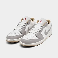 Jordan 1 Low Sail/Fire Red-College Grey